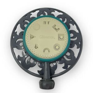 Gilmour 8 Pattern Stationary Sprinkler Heavy Duty Gardening Lawn Care Ring Base